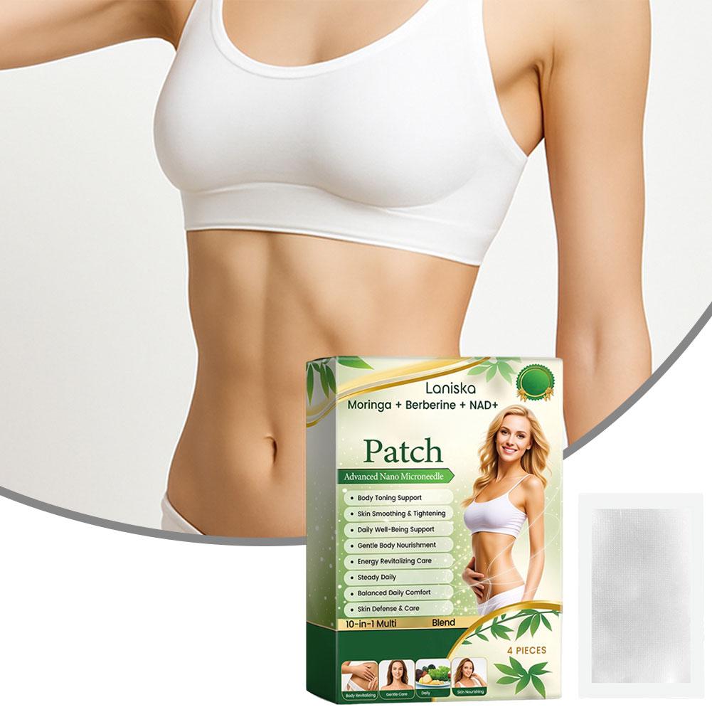 Herbal Weight - ナノマイクロニードルパッチ 天然ハーブボディ引き締めステッカー ベルベリン×NAD+ 体重管理 全肌質対応 毎日使用
