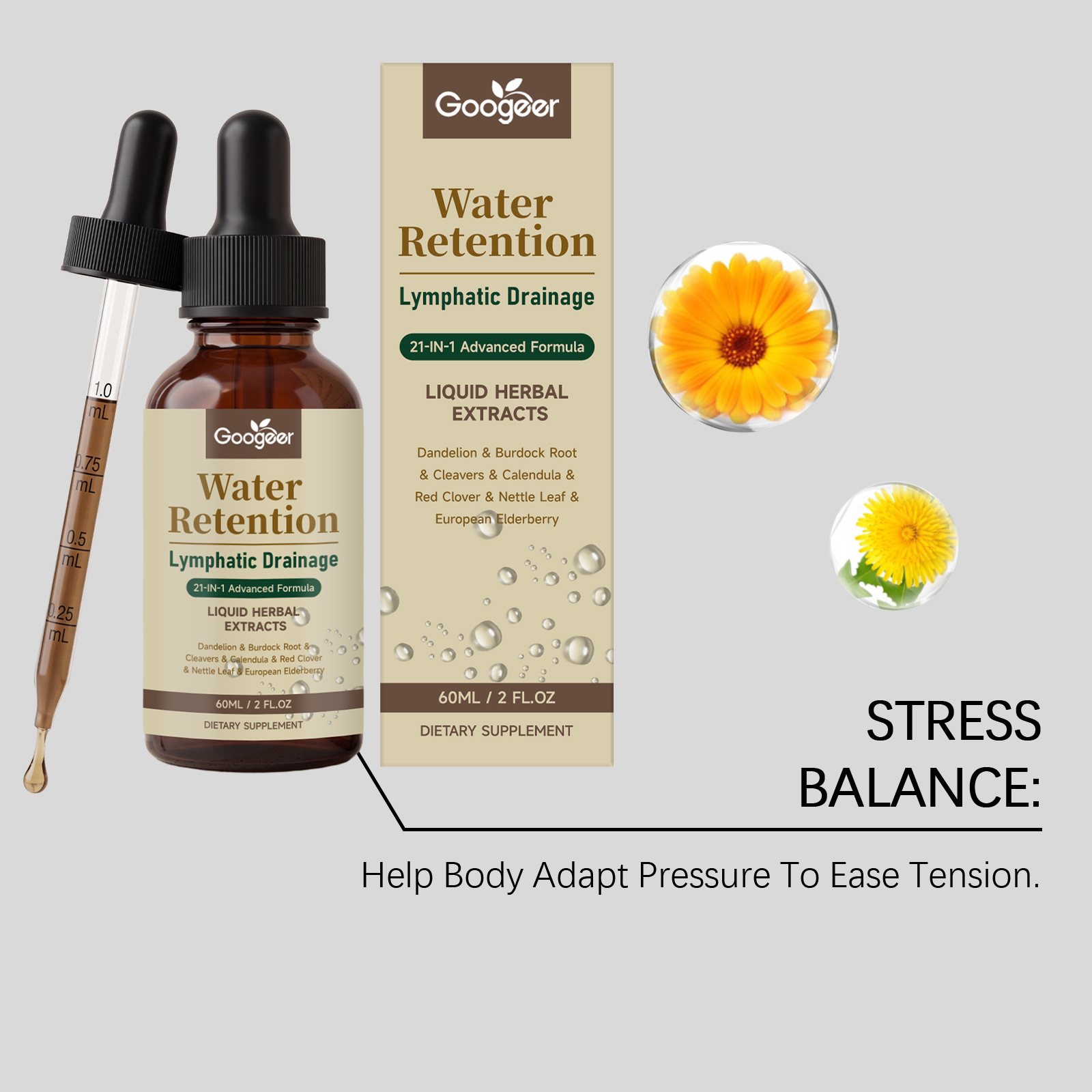 リンパ浄化ドロップス　速吸収ハーブチンキ剤　リンパの詰まり、 - Herbal Weight のレビューと価格