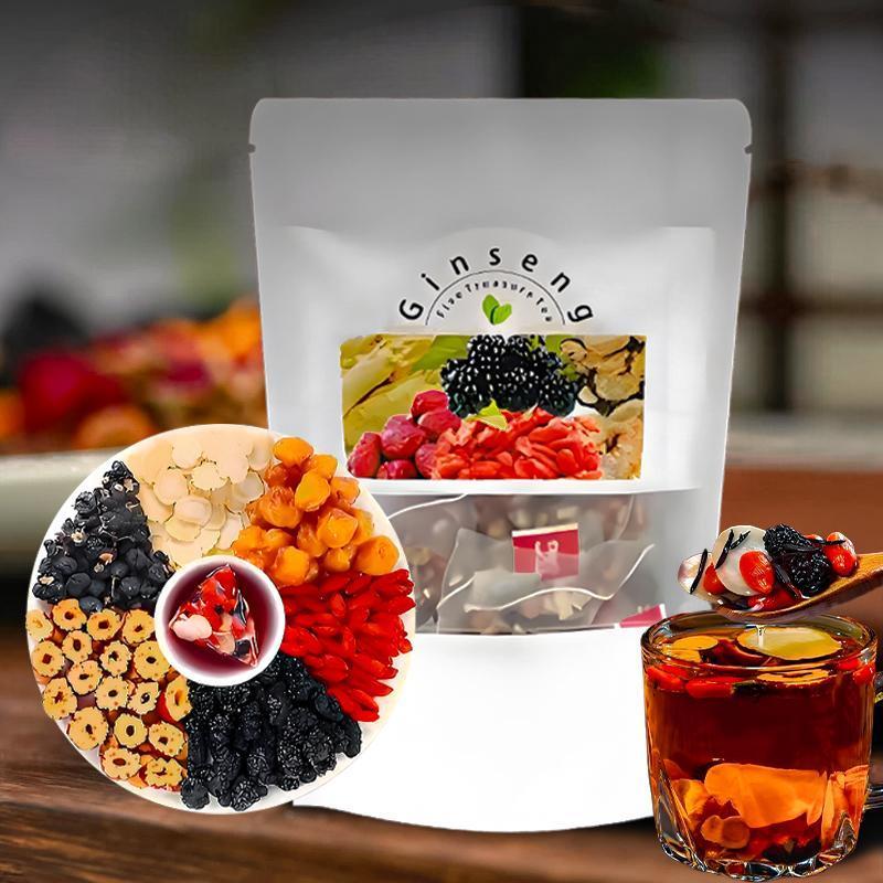 高麗人参五宝茶 天然エネルギー増強 免疫サポート ハーブウェ - Herbal Wellness For You のレビューと価格