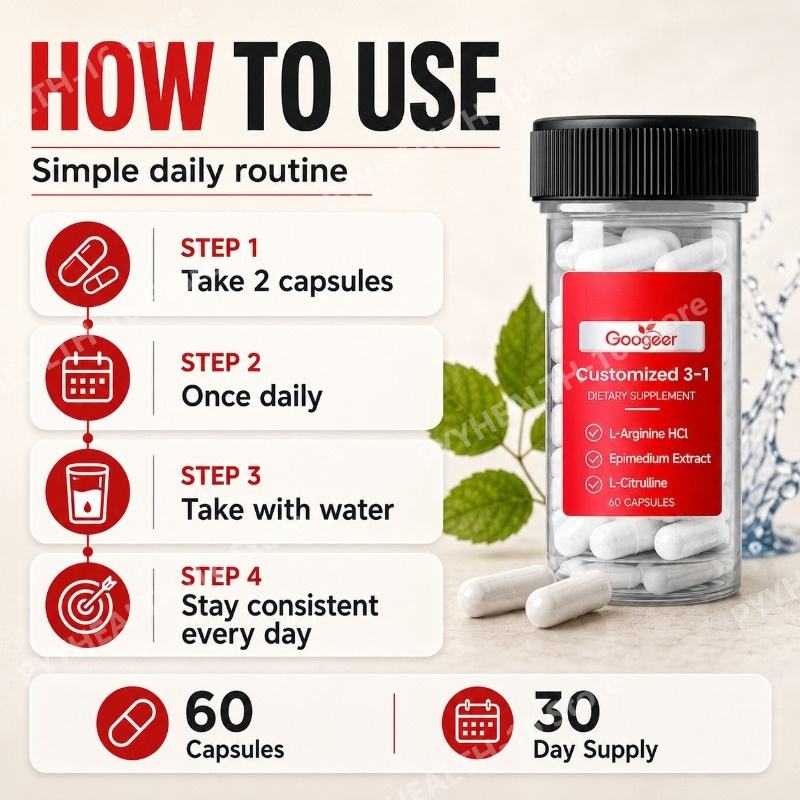 L-アルギニンHCl、L-シトルリン、イカリソウ葉エキス配合 - Herbal Wellness For You のレビューと価格