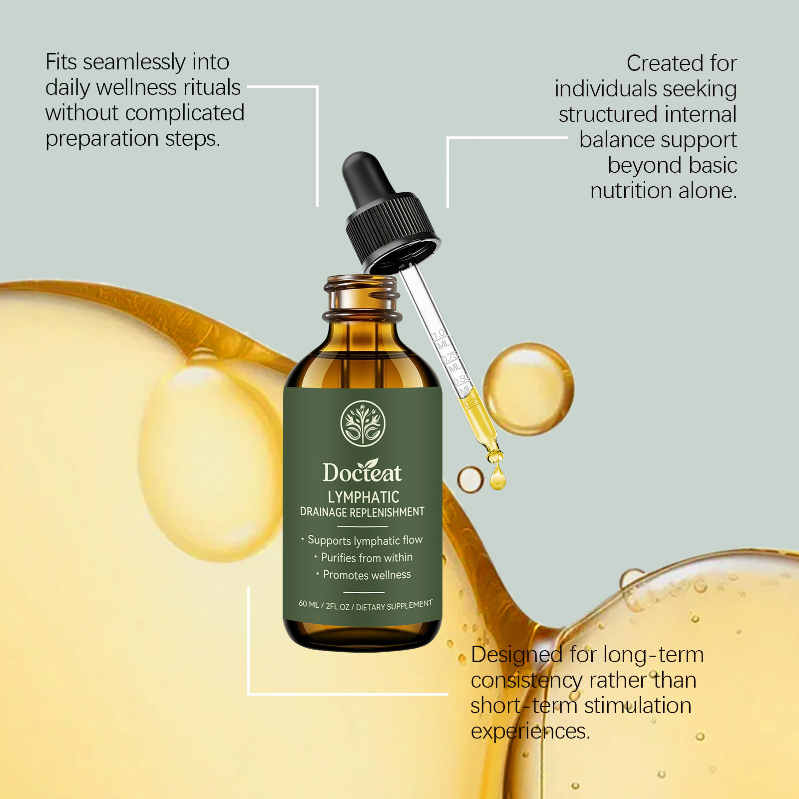 リンパドレナージドロップス オーガニックハーブリンパデトック - Herbal Weight のレビューと価格