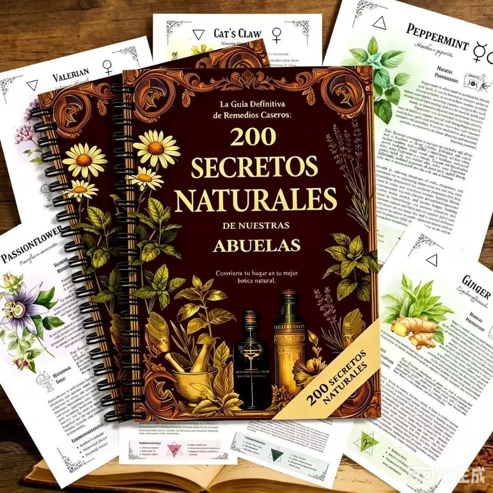 200の自然の秘密 A5 スペインの漢方薬ガイド、おばあちゃ - Herbal Wellness For You のレビューと価格