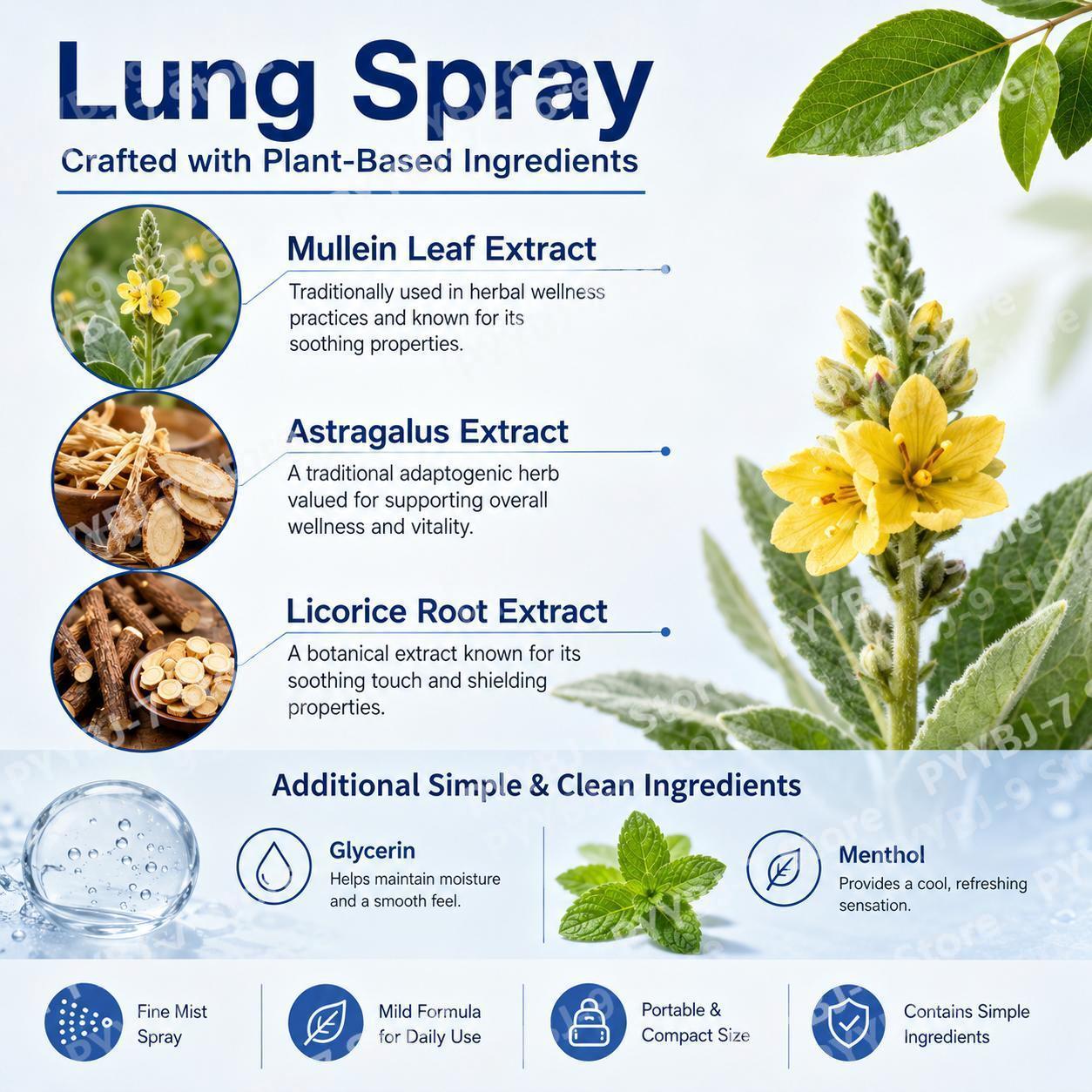 ハーバルフレッシュネス肺呼吸スプレー100ml植物エキスマル - Herbal Wellness For You のレビューと価格