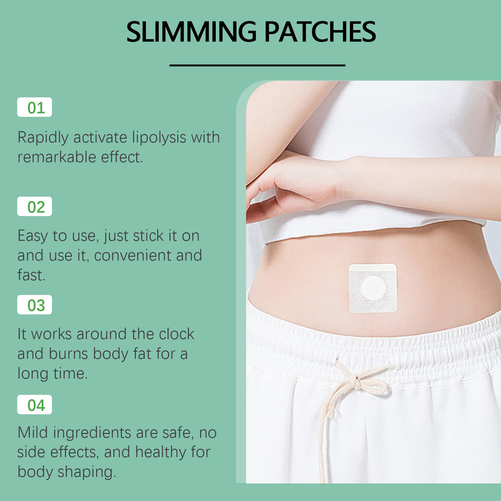 Ximonthボディシェーピングパッチ、体型改善、ハーブ配合 - Herbal Wellness For You のレビューと価格